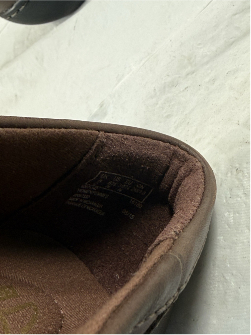 Clarks Womens Ashland Bubble Loafers Brown Leather Slip On Tassel Size 8.5 N new - Picture 15 of 15